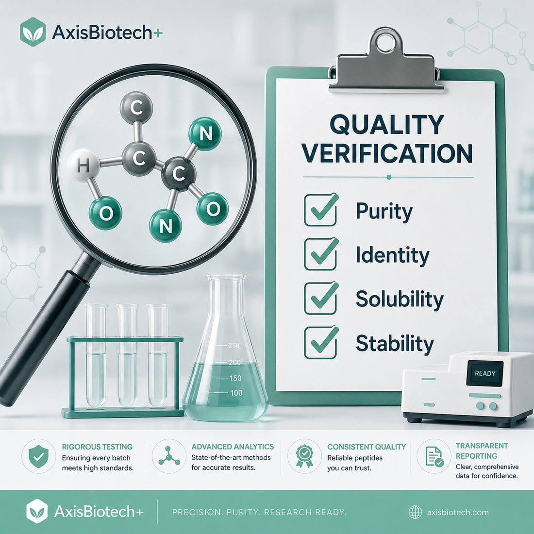 How to Verify the Quality of Peptides Before Buying: A Comprehensive Guide to Analytical Methods, Regulatory Standards, and Best Practices