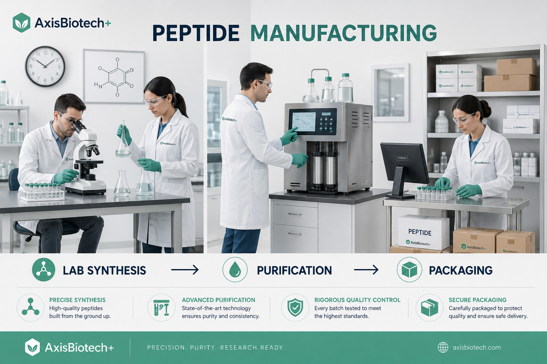 How Peptides Are Manufactured: From Lab Synthesis to Final Product