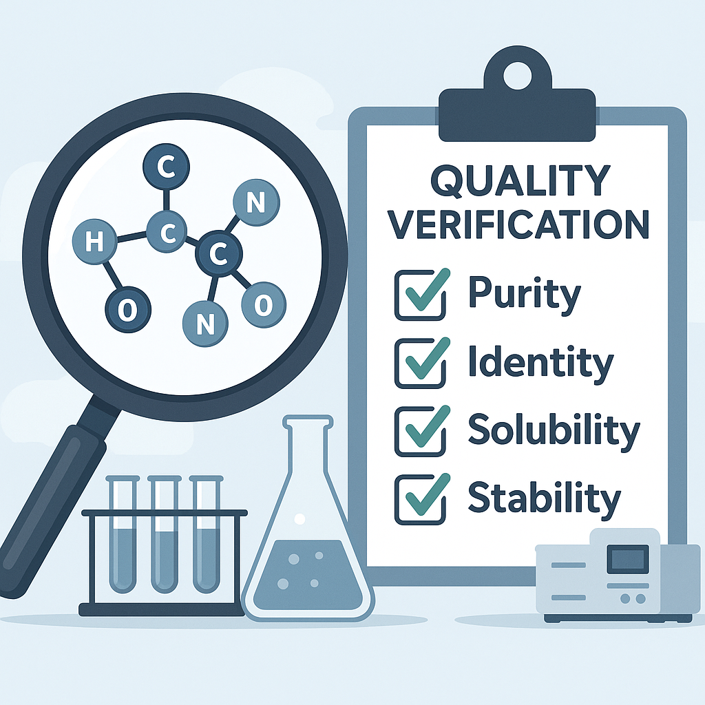 How to Verify the Quality of Peptides Before Buying: A Comprehensive Guide to Analytical Methods, Regulatory Standards, and Best Practices